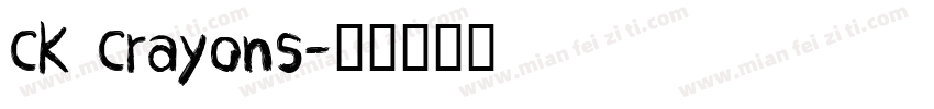 CK Crayons字体转换